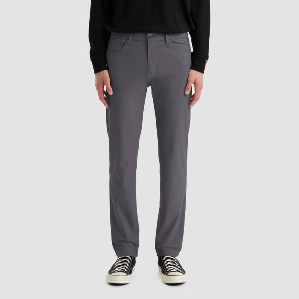 Levi's Men's 511 Slim Tech Five Pocket Pants - Charcoal Gray 33x32